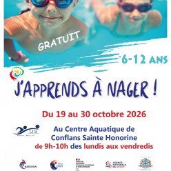 Vacances de la Toussaint - J'APPRENDS A NAGER